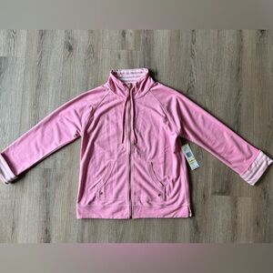 Pink Zip Up Sweater